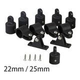 Maxbell 12Pcs Marine Boat Cover Nylon Hardware Accessories for Ship Traveling 22mm