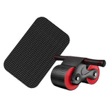 Maxbell Abdominal Roller Exercise Waist Trainer Non Slip ABs Wheel Roller for Unisex Red