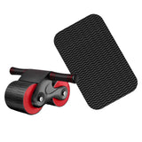 Maxbell Abdominal Roller Exercise Waist Trainer Non Slip ABs Wheel Roller for Unisex Red