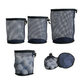 Maxbell Multipurpose Golf Ball Bag Drawstring Pouch Golf Tees Laundry Beach Outdoor Dia 17cm Height 16cm