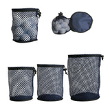 Maxbell Multipurpose Golf Ball Bag Drawstring Pouch Golf Tees Laundry Beach Outdoor Dia 17cm Height 16cm