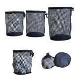 Maxbell Multipurpose Golf Ball Bag Drawstring Pouch Golf Tees Laundry Beach Outdoor Dia 17cm Height 16cm