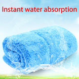 Maxbell Ice Skate Wipe Cloth Cleaning Washing Bathroom High Absorbent Hockey Skates Sky Blue