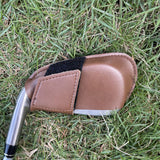 Maxbell Golf Club covers Accessories Synthetic Leather Protective Protection Coffee