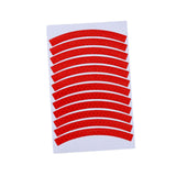 Maxbell Reflective Stickers Tire Applique Wheel Decals for Bikes Outdoor Accessories red
