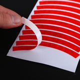 Maxbell Reflective Stickers Tire Applique Wheel Decals for Bikes Outdoor Accessories red