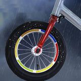 Maxbell Reflective Stickers Tire Applique Wheel Decals for Bikes Outdoor Accessories yellow