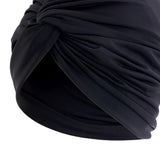 Maxbell Women Turban Hat Cover Cap Stretch Hijab Pre Tied Knot Muslim Fashion Black