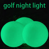 Maxbell Rubber Luminous Night Golf Ball Glow in The Dark No LED Inside for Training