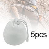 Maxbell 5Pcs Chalk Ball Bag Anti Slip Powder Bag for Fitness Weightlifting Workout