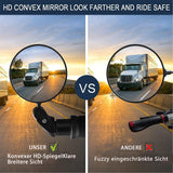 Maxbell 2Pcs Mountain Bike Handlebar Mirror Bicycle Rear View Mirrors Safety Cycling