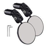 Maxbell 2Pcs Mountain Bike Handlebar Mirror Bicycle Rear View Mirrors Safety Cycling