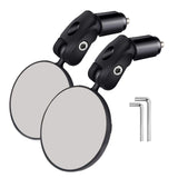 Maxbell 2Pcs Mountain Bike Handlebar Mirror Bicycle Rear View Mirrors Safety Cycling