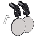 Maxbell 2Pcs Mountain Bike Handlebar Mirror Bicycle Rear View Mirrors Safety Cycling