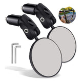 Maxbell 2Pcs Mountain Bike Handlebar Mirror Bicycle Rear View Mirrors Safety Cycling