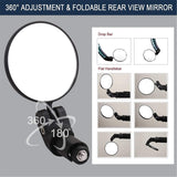 Maxbell 2Pcs Mountain Bike Handlebar Mirror Bicycle Rear View Mirrors Safety Cycling