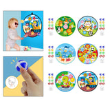 Maxbell Cartoon board Toys Home Wall Mounted with 8 Sticky Balls Games animal forest