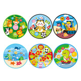 Maxbell Cartoon board Toys Home Wall Mounted with 8 Sticky Balls Games animal forest