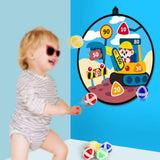 Maxbell Cartoon board Toys Home Wall Mounted with 8 Sticky Balls Games sports