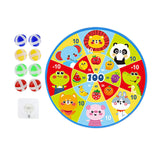 Maxbell Cartoon board Toys Home Wall Mounted with 8 Sticky Balls Games fruit animals