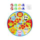 Maxbell Cartoon board Toys Home Wall Mounted with 8 Sticky Balls Games fruit animals