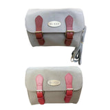 Maxbell Folding Bike Handlebar Bag Water Resistant Outdoor Bicycle Front Basket Gray