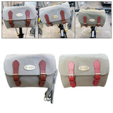 Maxbell Folding Bike Handlebar Bag Water Resistant Outdoor Bicycle Front Basket Gray