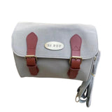 Maxbell Folding Bike Handlebar Bag Water Resistant Outdoor Bicycle Front Basket Gray