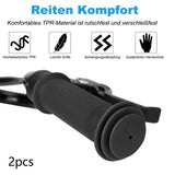 Maxbell 2Pcs Bicycle Handlebar Grips Non Slip Rubber MTB Bike Handle Grips Cycle Black
