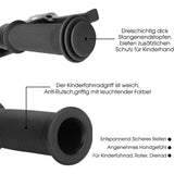 Maxbell 2Pcs Bicycle Handlebar Grips Non Slip Rubber MTB Bike Handle Grips Cycle Black