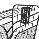Maxbell Electric Bike Metal Basket Durable Easy to Install for Cycling Shopping
