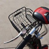 Maxbell Electric Bike Metal Basket Durable Easy to Install for Cycling Shopping