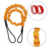 Maxbell Kayak Paddle Leash Safety Rod Leash with Adjustable Self Adhesive Sticker Blue