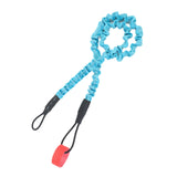 Maxbell Kayak Paddle Leash Safety Rod Leash with Adjustable Self Adhesive Sticker Blue