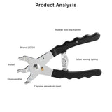 Maxbell Bike Chain links Pliers Multi Functional Splitter Chain Button Clamp Remover