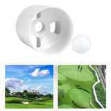 Maxbell Golf Cup for Hole Chipping Putter Trainer White for Yard Putting Green