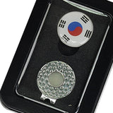 Maxbell Golf Ball Markers with Golf Hat Clips Attaches Easily to Golf Cap Sturdy Black