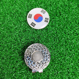 Maxbell Golf Ball Markers with Golf Hat Clips Attaches Easily to Golf Cap Sturdy Black