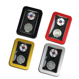 Maxbell Golf Ball Markers with Golf Hat Clips Attaches Easily to Golf Cap Sturdy Black