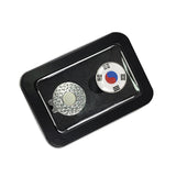 Maxbell Golf Ball Markers with Golf Hat Clips Attaches Easily to Golf Cap Sturdy Black