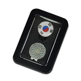 Maxbell Golf Ball Markers with Golf Hat Clips Attaches Easily to Golf Cap Sturdy Black