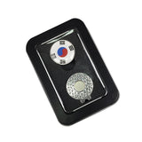 Maxbell Golf Ball Markers with Golf Hat Clips Attaches Easily to Golf Cap Sturdy Black