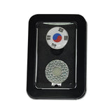 Maxbell Golf Ball Markers with Golf Hat Clips Attaches Easily to Golf Cap Sturdy Black