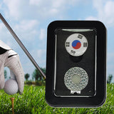 Maxbell Golf Ball Markers with Golf Hat Clips Attaches Easily to Golf Cap Sturdy Black