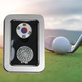 Maxbell Golf Ball Markers with Golf Hat Clips Attaches Easily to Golf Cap Sturdy Silver