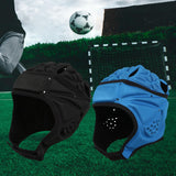 Maxbell Football Hat Head Protector Hockey Adult Youth Rugby Headgear Black