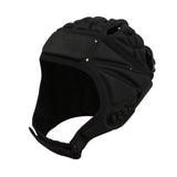 Maxbell Football Hat Head Protector Hockey Adult Youth Rugby Headgear Black