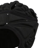 Maxbell Football Hat Head Protector Hockey Adult Youth Rugby Headgear Black