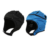 Maxbell Football Hat Head Protector Hockey Adult Youth Rugby Headgear Black