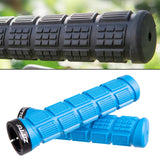 Maxbell 2Pcs Bike Handlebar Grips Mountain Bike sleeve Anti Slip Blue